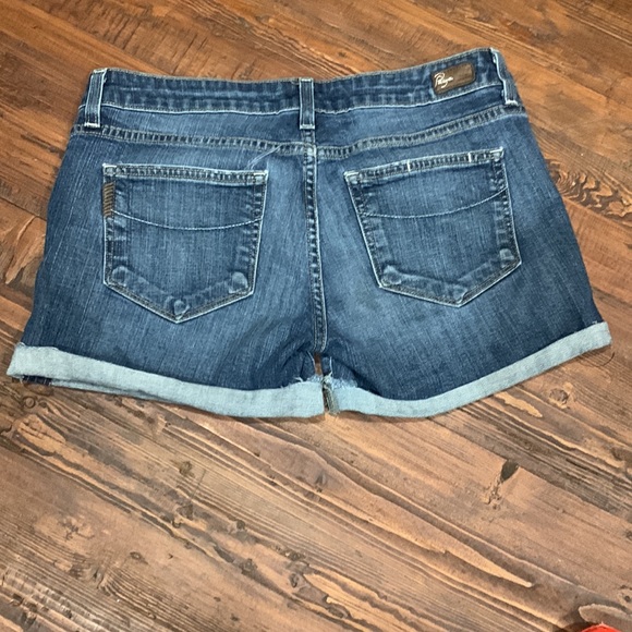Paige Roll-Up Denim Shorts - Picture 2 of 5